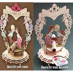 Liebe ist ... Geschenk f�r Verliebte Liebesbeweis Karte f�r Gutschein