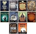 20 Spooktacular Halloween Bottle Labels - 5 Inch X 4 Inch