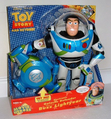 61mbocM1LTL 12 Electronic Galactic Defender Buzz Lightyear   Toy Story and Beyond!