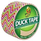 Duck Brand 280978 Zig Zags Printed Duct Tape, 1.88-Inch by 10 Yards, Single Roll