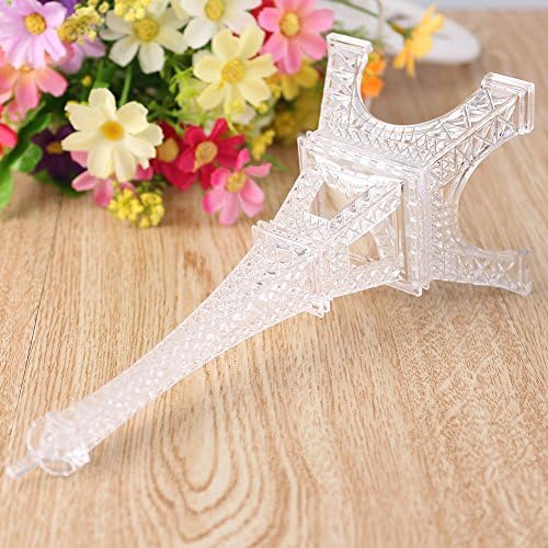 Sunshine Lovely Fashion Transparent Acrylic Eiffel Tower Night Light Decoration LED Lamp Desk Bedroom Lighting (S)