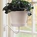 Classic Sconce, Side Mount Pot Holder - White