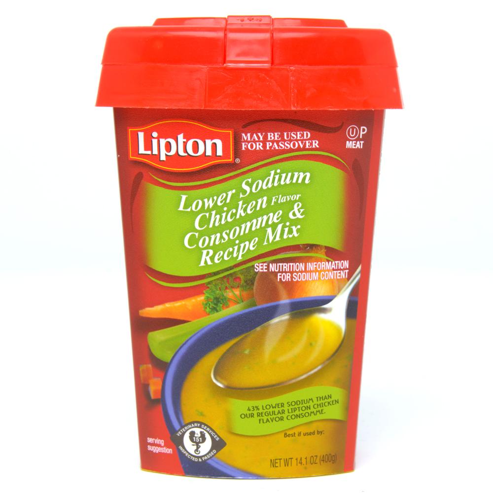 Lipton Consomme and Recipe Mix, Lower Sodium Chicken