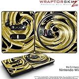 DJ Hero Skin Alecias Swirl 02 Yellow fits Nintendo Wii DJ Heros (DJ HERO NO ....