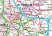 Regional Road Map South East England including London