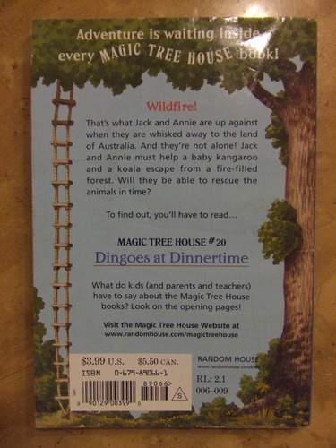 Amazon.com: Dingoes at Dinnertime (Magic Tree House, No. 20