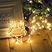 100 LED Solar Powered String Lights, Waterproof Copper Wire Starry Lights Flexible Decor Rope Lights EASY TO SHAPE Suitable for Outdoor Gardens Homes Dancing Christmas Party (Yellow)