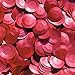 20mm Cup Round Sequins Red Matte Silk Frost. Made in USA
