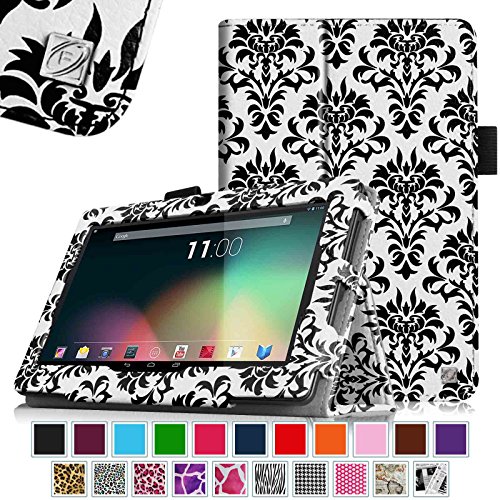Fintie ProntoTec 7" Android 4.4 KitKat Tablet PC / ProntoTec Axius Series Q9 / Q9S 7 Inch Android 4.4 Tablet PC Folio Case - Premium PU Leather Stand Cover with Stylus Loop, Versailles