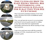 The Ultimate How To Earn Extra Money, Biz Networking and Accounting & Finance for E-bay Tips Web Biz 3 CD Course