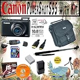 Canon PowerShot S95 10MP Digital Camera with Premium Accessory Kit Package  ....