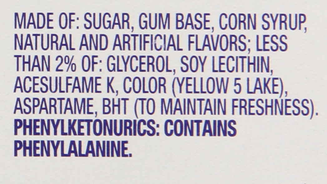 Amazon.com : Juicy Fruit Bubble Gum, Original, 1.41 Ounce (Pack of ...