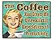 Coffee Gifts Funny Unrealistic Expectations of Productivity Funny Retro Refrigerator Magnet