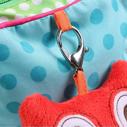 2-in-1 Baby Backpack Safety Harness with Removable Leash Owl Toy 8"
