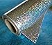 Holographic Mylar Roll- Silver Dots 15.75in x 16ft