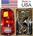 1987-1988 Dodge Dakota Right Side Rear Only -- Rear Tail Lamp Light W/se Package,chrome Bezel W/chrome Trim On Lens, replaces OEM 4482576 Interchange 166-1260CR Partslink CH2801123