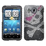 Skull Diamante Protector Cover for HTC Inspire 4G