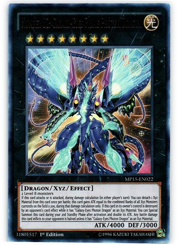 Yu-Gi-Oh! - Number 62: Galaxy-Eyes Prime Photon Dragon (MP15-EN022) - Mega Pack 2015 - 1st Edition - Ultra Rare