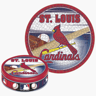 St. Louis Cardinals 500 Piece Puzzle with Tin