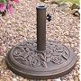 Cast Iron Effect Parasol Base by Kingfisher