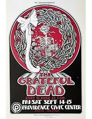 The Grateful Dead Original Rhode Island Concert Poster Signed Randy Tuten