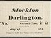 Jigsaw of STOCKTON DARLING. TICKET from Mary Evans