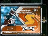 2005 SPx Reggie Brown Rookie Swatch Supremecy Jersey Philadelphia Eagles Football Card - Mint Condition - Shipped In Protective Display Case
