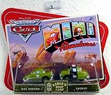 Disney CARS Mini Adventures Sarge's Boot Camp 2-Pack Doc Hudson & MP Sheriff
