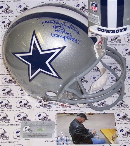 Randy White Autographed/Hand Signed Dallas Cowboys Authentic Helmet