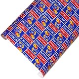 NCAA Kansas Jayhawks Spirit Block Wrapping Paper