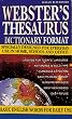 WEBSTERS THESAURUS 4 X 6-3/4 DESK