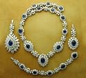 Platinum Sapphire and Diamond Necklace VAN CLEEF & ARPELS