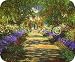 Monet Art La Jardin a Giverny Garden at Giverny MOUSE PAD