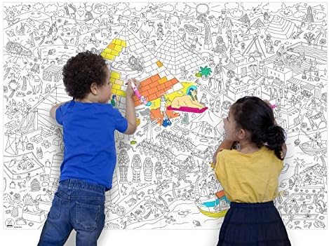 Oh my [OMY] Big size! Picture coloring posters EE pyramid 1.15m x 0.80m GIANT COLORING POSTER EE PYRAMID