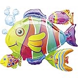 Anagram International Tropical Fish Cluster Foil Pack, 24"