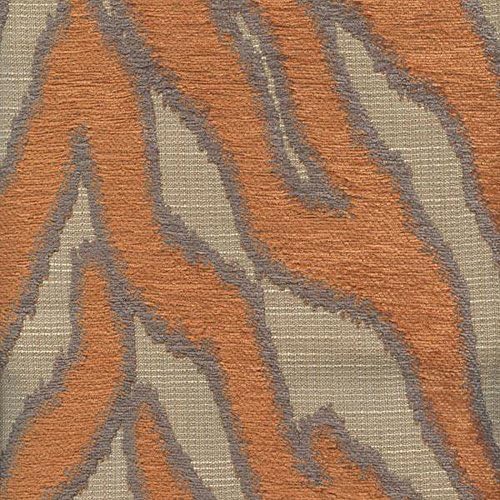 1 Yd Piece Arya Stark Orange Animal Print Upholstery Fabric