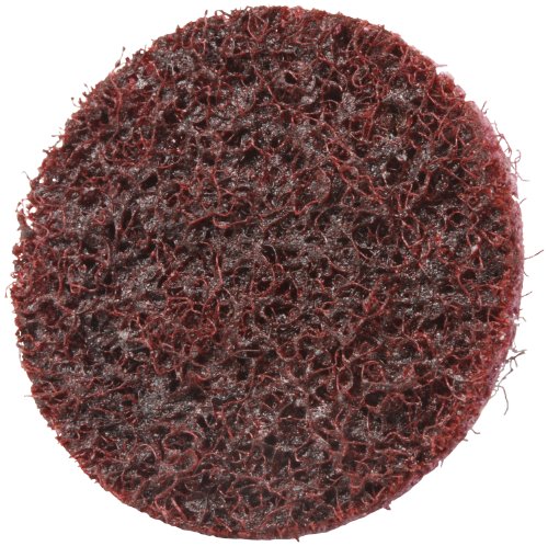 Scotch-Brite 07481 Roloc 2 x No Hole Aluminum Oxide Medium Grade Surface Conditioning Disc, (Box of 25) - 4-Box Pack