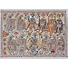 Mixed Media Art Madhubani Paintings Home Decor Organic Color Paper 22 x 30 inches