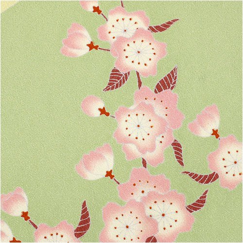佐藤泰子 風呂敷二巾花見 若草