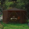Hex Gazebo Mosquito Net