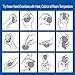 TheraBand Hand Exerciser For Hand, Wrist, Finger, Forearm, Grip Strengthening and Therapy, Assorted Colors & Sizes
