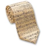 Music by JS Bach - Men's Silk Necktie