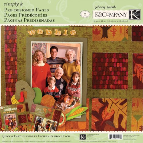 Simply K 12x12 Pre-Designed Pages: Thanksgiving 