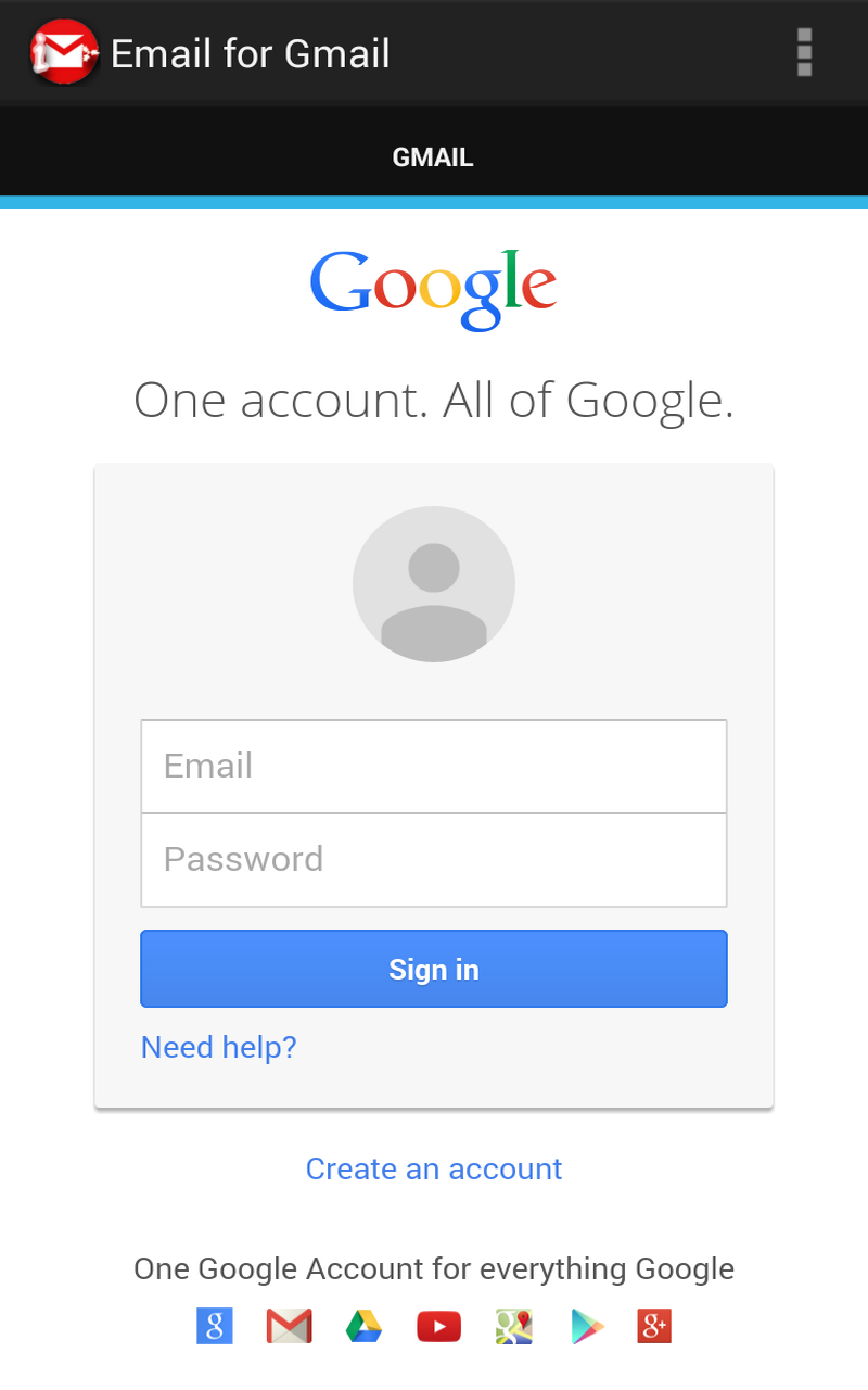 Email for Gmail Appstore for Android