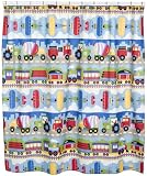 Olive Kids Trains, Planes, Trucks Shower Curtain Olive Kids Trains, Planes, Trucks Shower Curtain