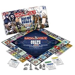 Indianapolis Colts Super Bowl XLI Champions Monopoly by USAopoly
