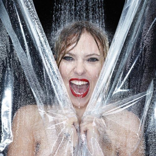 Shower Curtain, Opaque Waterproof PEVA Shower Curtain,Classic European Style Playboy Shower Curtain 72" x 72"(180cm x 180cm)