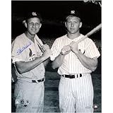 Stan Musial St. Louis Cardinals - with The Mick - Autographed 16x20 Photograph