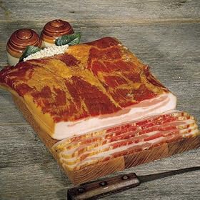 Thick Sliced Bacon Six 2 lb. pkgs.Thick Original Country Bacon Steak