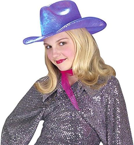 Purple Diva Cowgirl Costume Hat